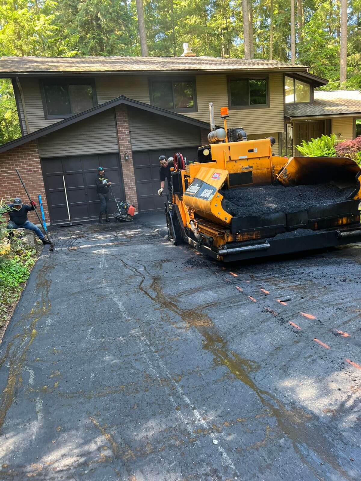 asphalt - Driveway Overlay Starting