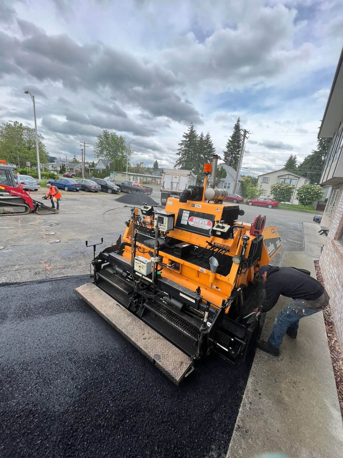 asphalt - Paving Machine Paving