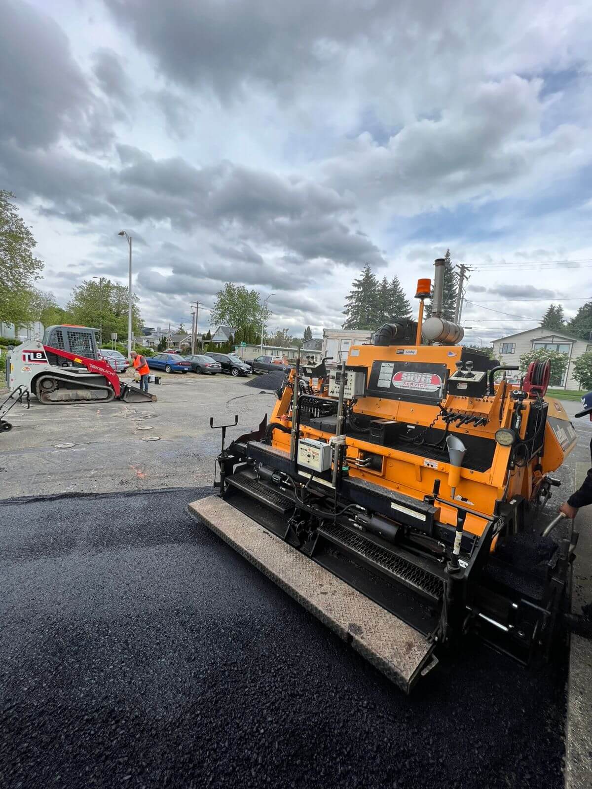 asphalt - Paving Machine Perspective